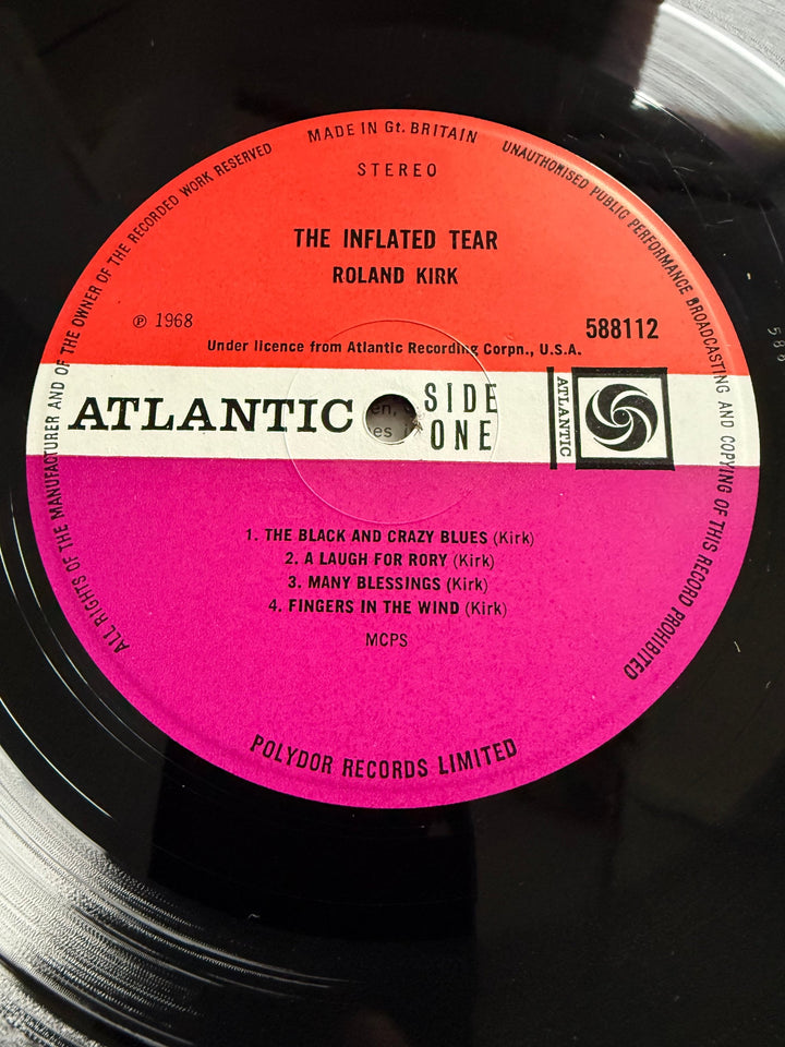 Roland Kirk The Inflated Tear Vinyl Record - Think Vintage Online Ltd