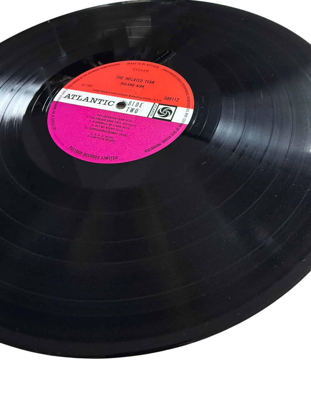 Roland Kirk The Inflated Tear Vinyl Record - Think Vintage Online Ltd