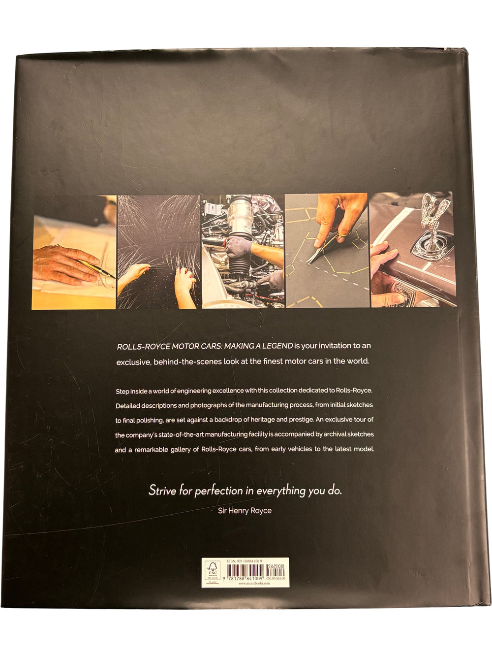 Rolls-Royce Motor Cars Making A Legend Hardcover Book - Think Vintage