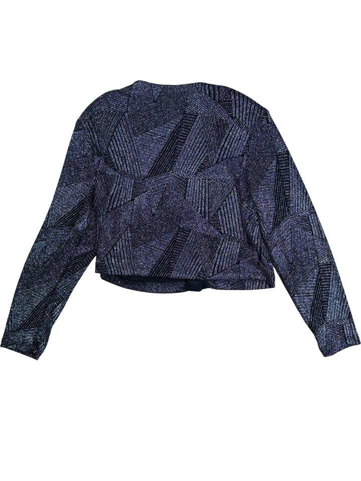 Ronni Nicole Geometric Patterned Jacket - M - Think Vintage ltd