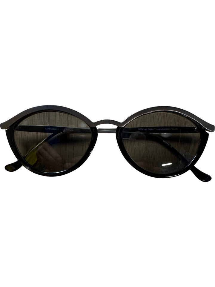 Round Black Handmade Sunglasses - Think Vintage ltd