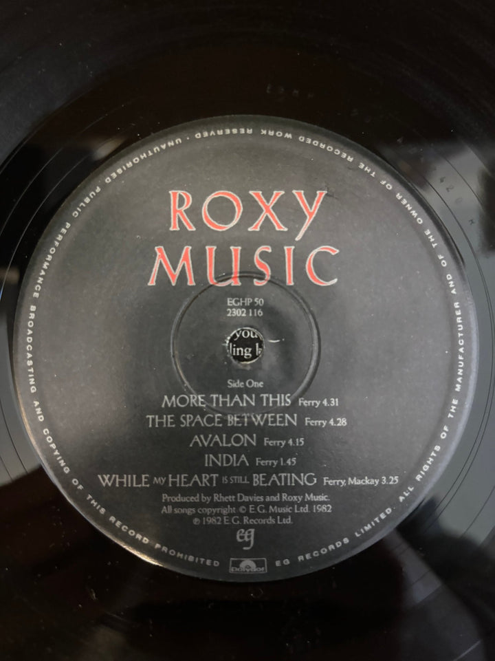 Roxy Music Avalon LP Record - Good - Think Vintage ltd