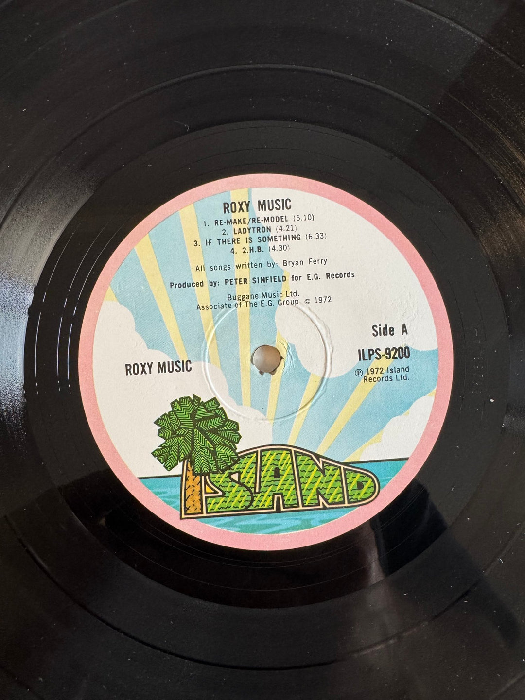 Roxy Music Debut Album LP Record - Good - Think Vintage ltd