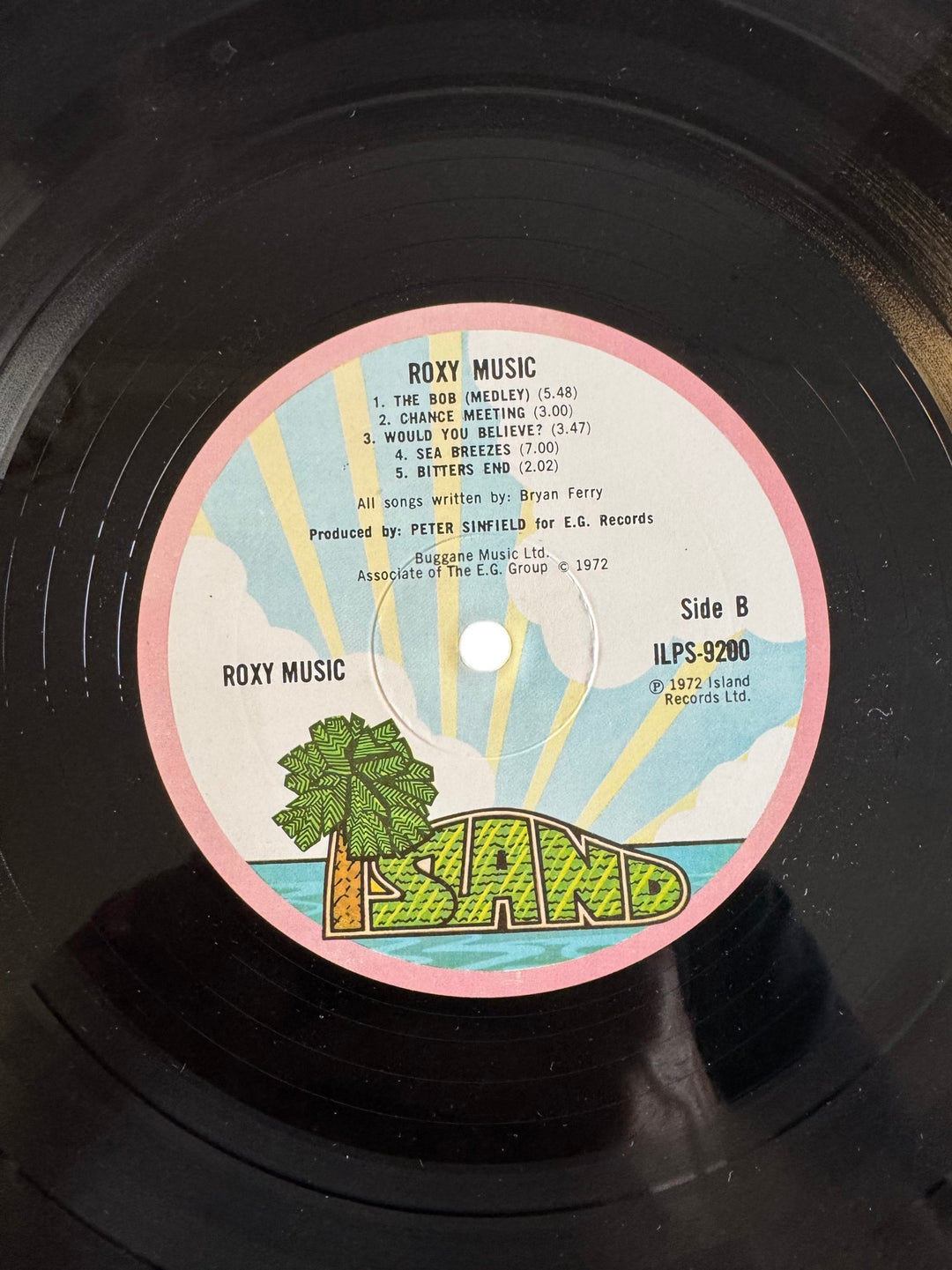 Roxy Music Debut Album LP Record - Good - Think Vintage ltd