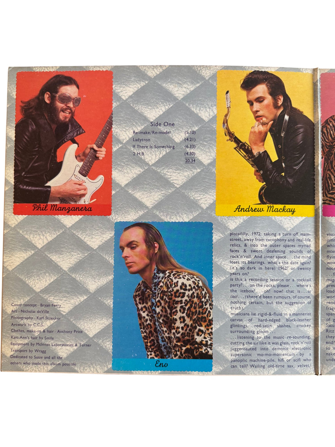 Roxy Music Debut Album LP Record - Good - Think Vintage ltd