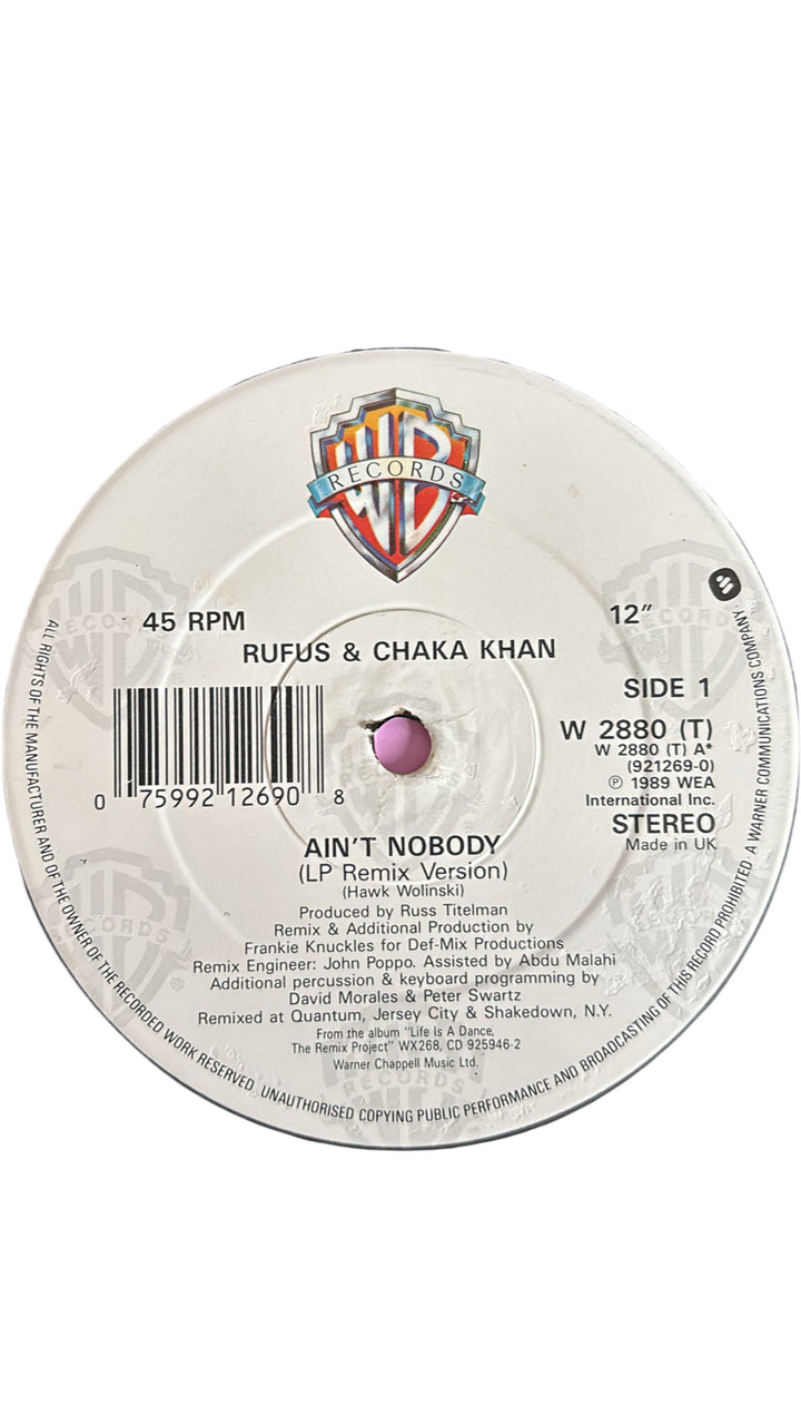 Rufus & Chaka Khan Remix Vinyl
