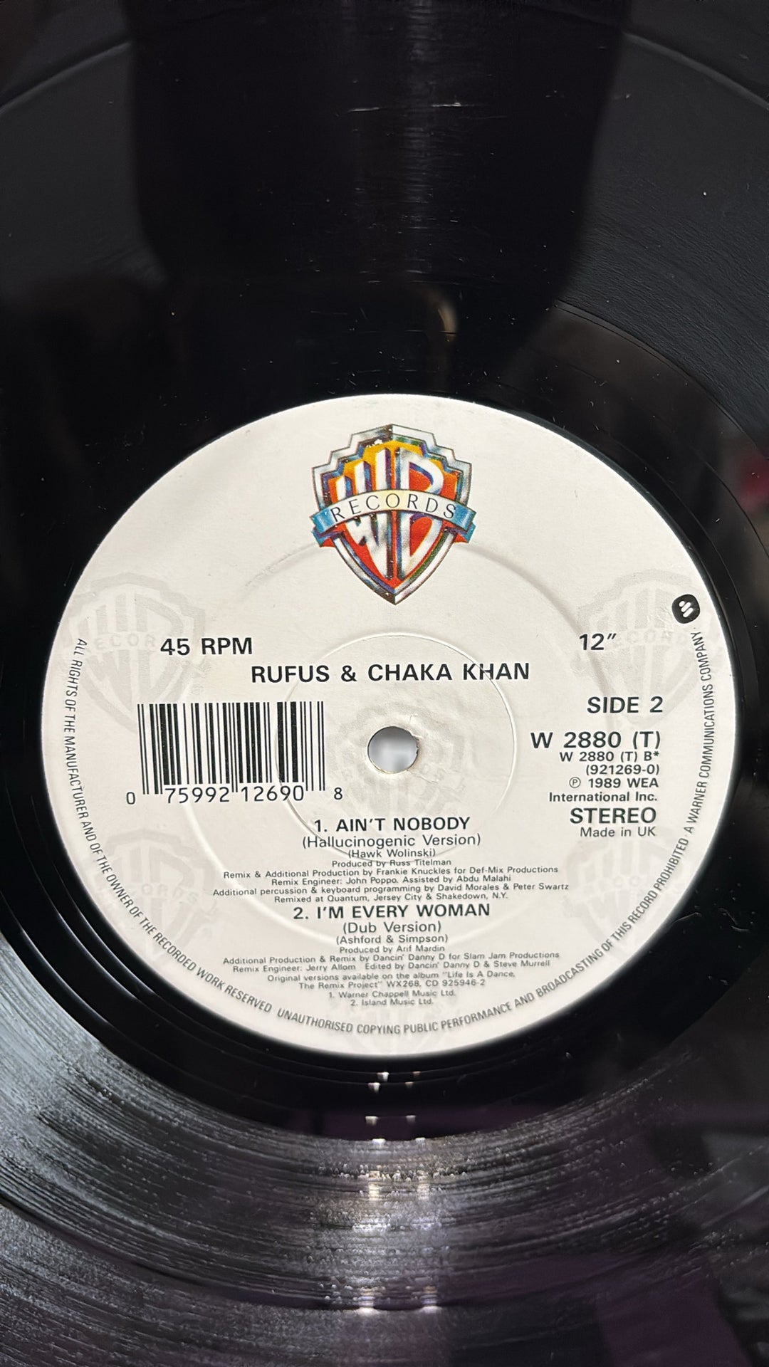 Rufus & Chaka Khan Remix Vinyl