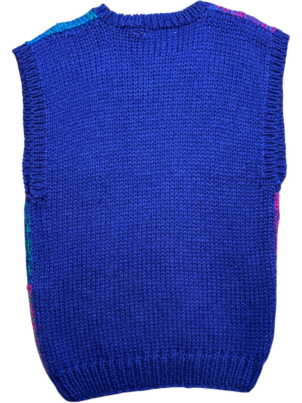 Russ Multicolor Knit Sleeveless Vest - M/L