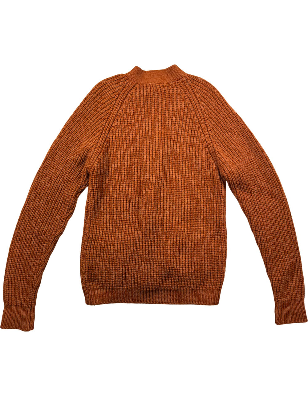 Rust Wool Cardigan - Think Vintage Online Ltd