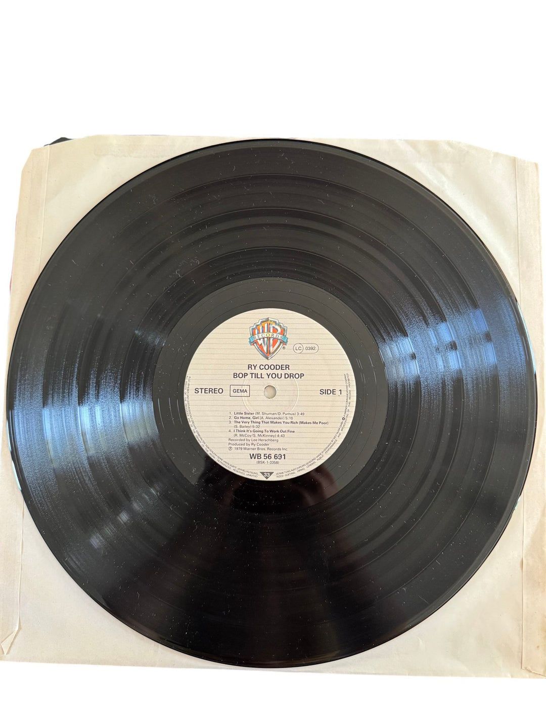 Ry Cooder Bop Till You Drop Vinyl Record - Good - Think Vintage ltd