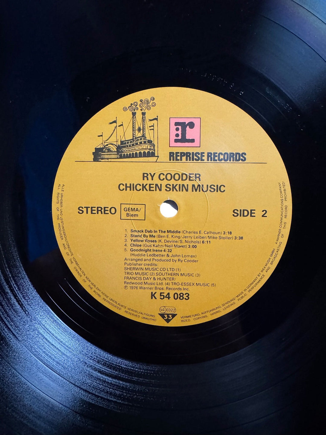Ry Cooder Chicken Skin Music Vinyl - Very Good+