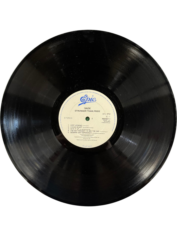Sade Stronger Than Pride Vinyl Record - Think Vintage