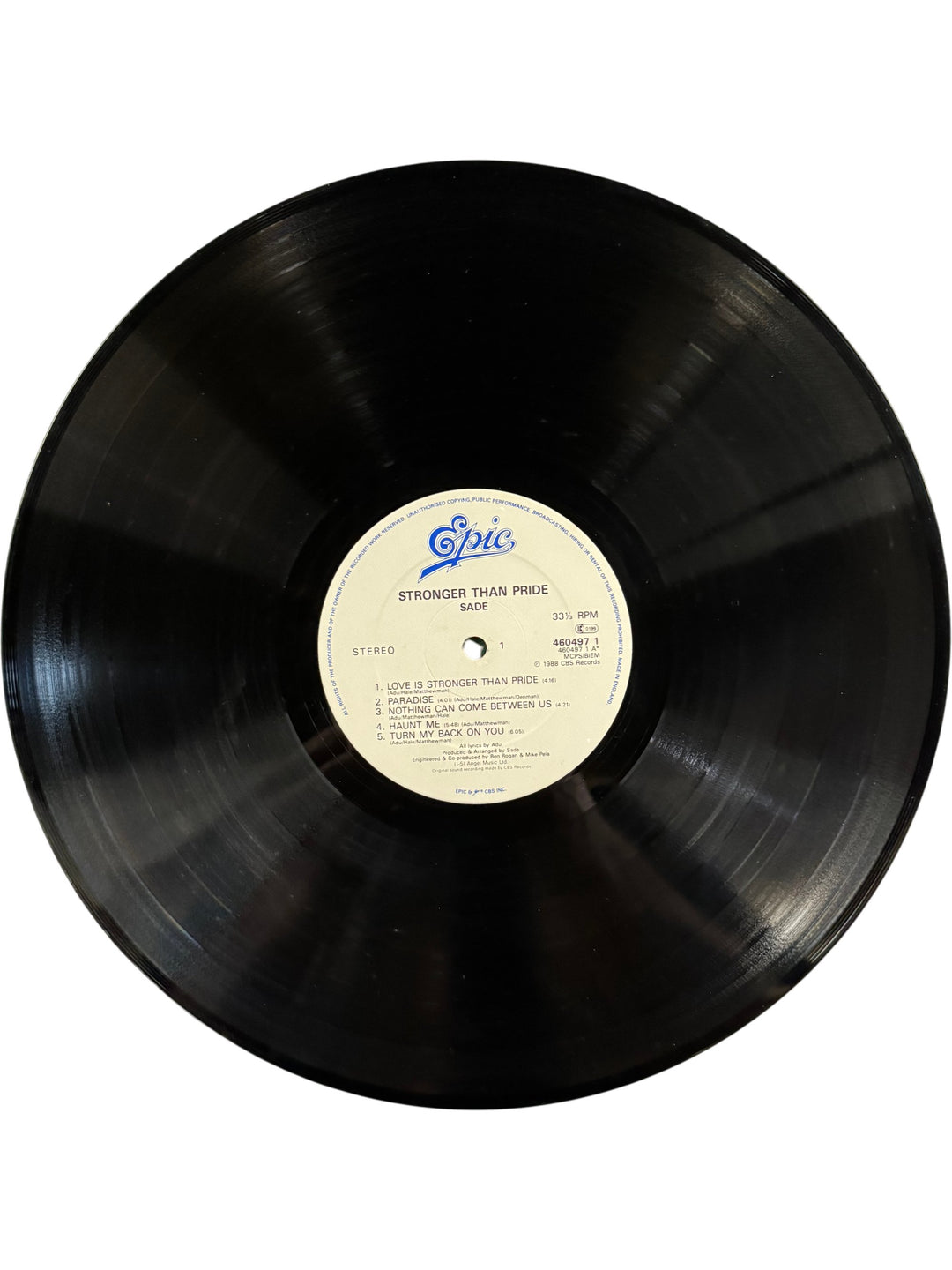 Sade Stronger Than Pride Vinyl Record - Think Vintage Online Ltd