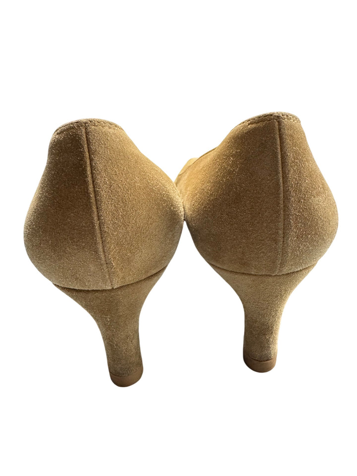 Salvatore Ferragamo Suede Heels - Think Vintage Online Ltd