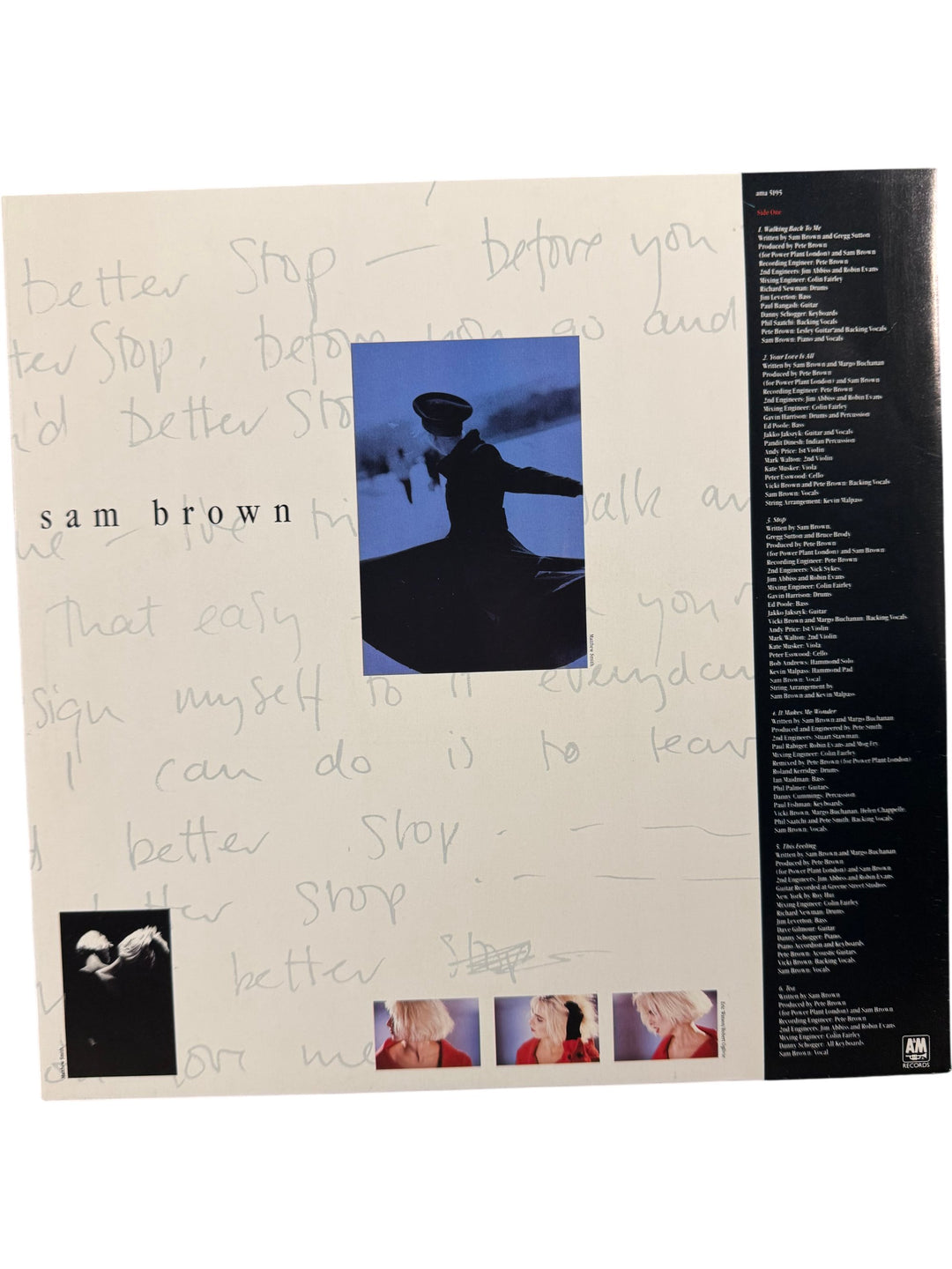 Sam Brown Stop Album LP Record - Think Vintage Online Ltd