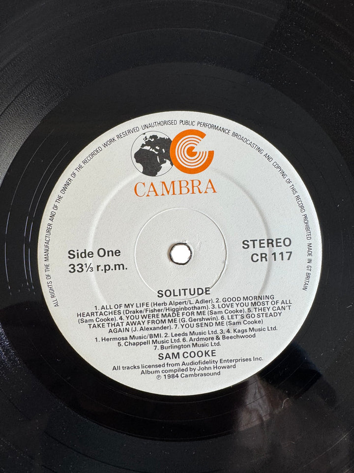 Sam Cooke Double Album Solitude - Good - Think Vintage ltd