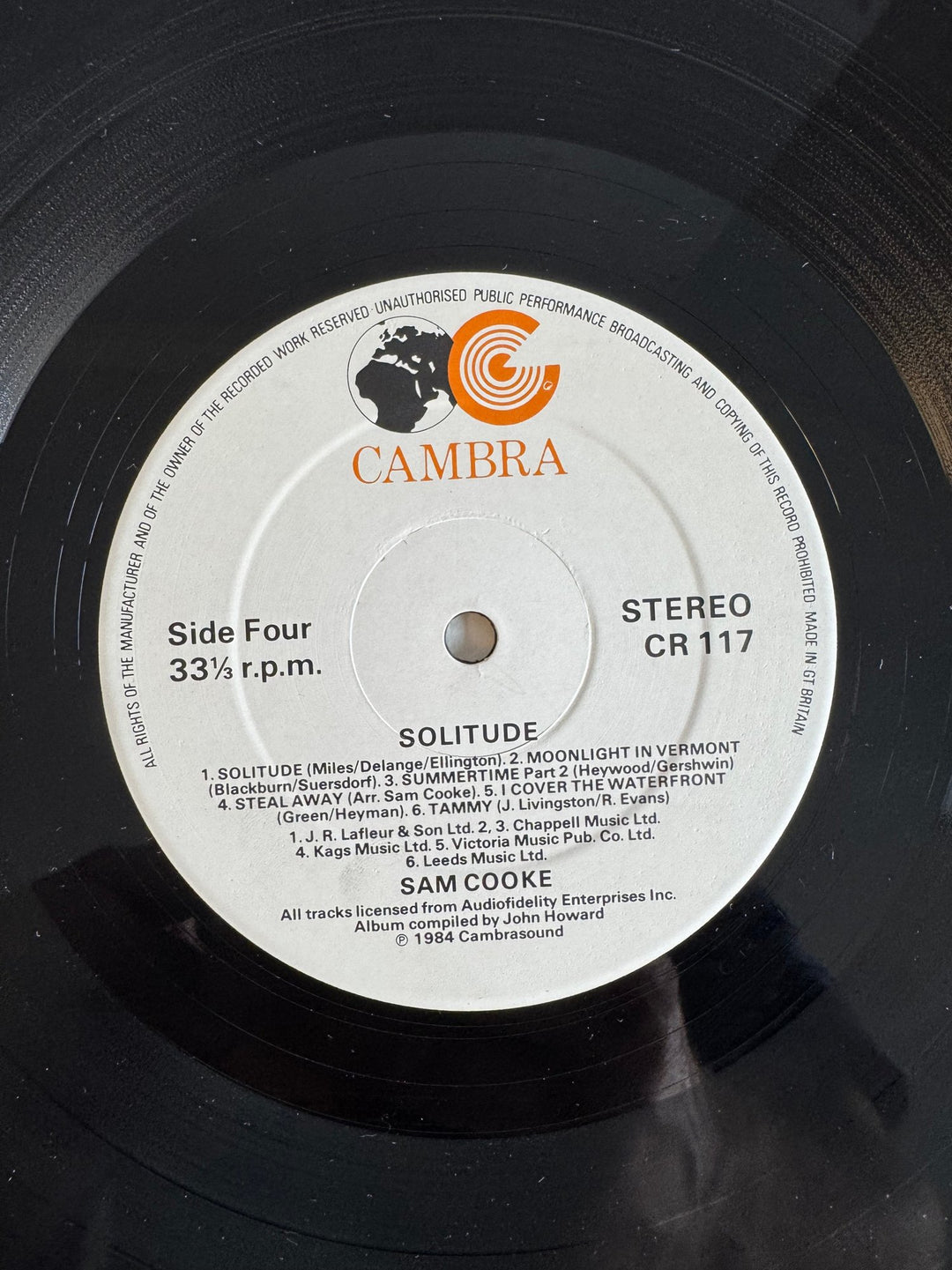 Sam Cooke Double Album Solitude - Good - Think Vintage ltd