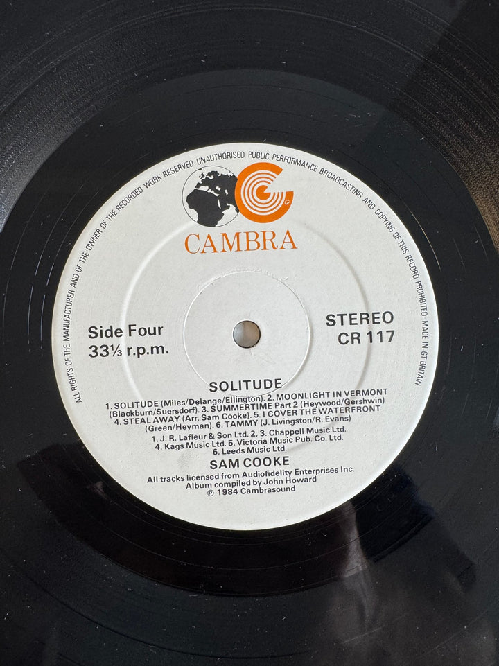 Sam Cooke Double Album Solitude - Good - Think Vintage ltd