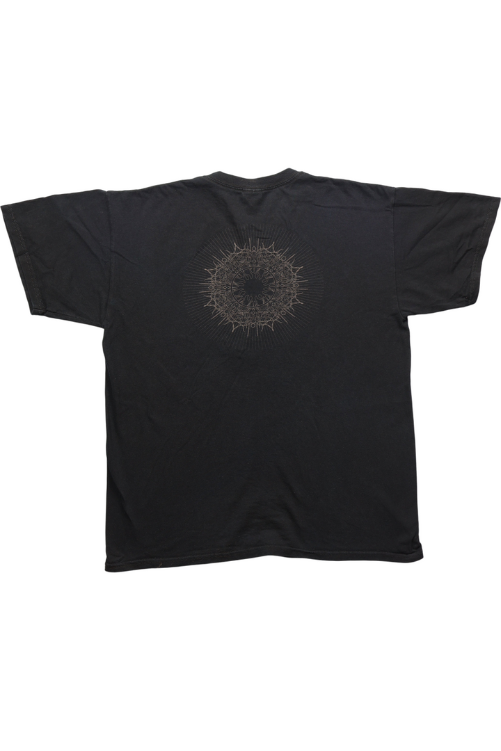 Samael Lux Mundi Black Graphic T-Shirt - XL - Think Vintage Online Ltd