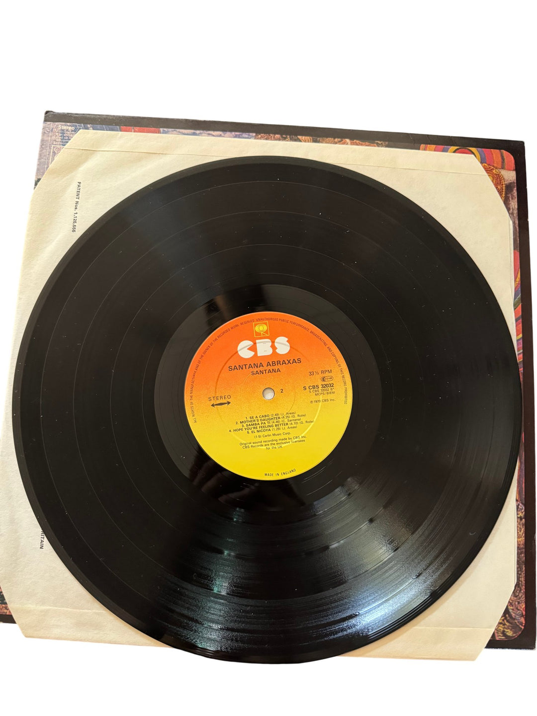 Santana Abraxas Vinyl LP - Good - Think Vintage ltd