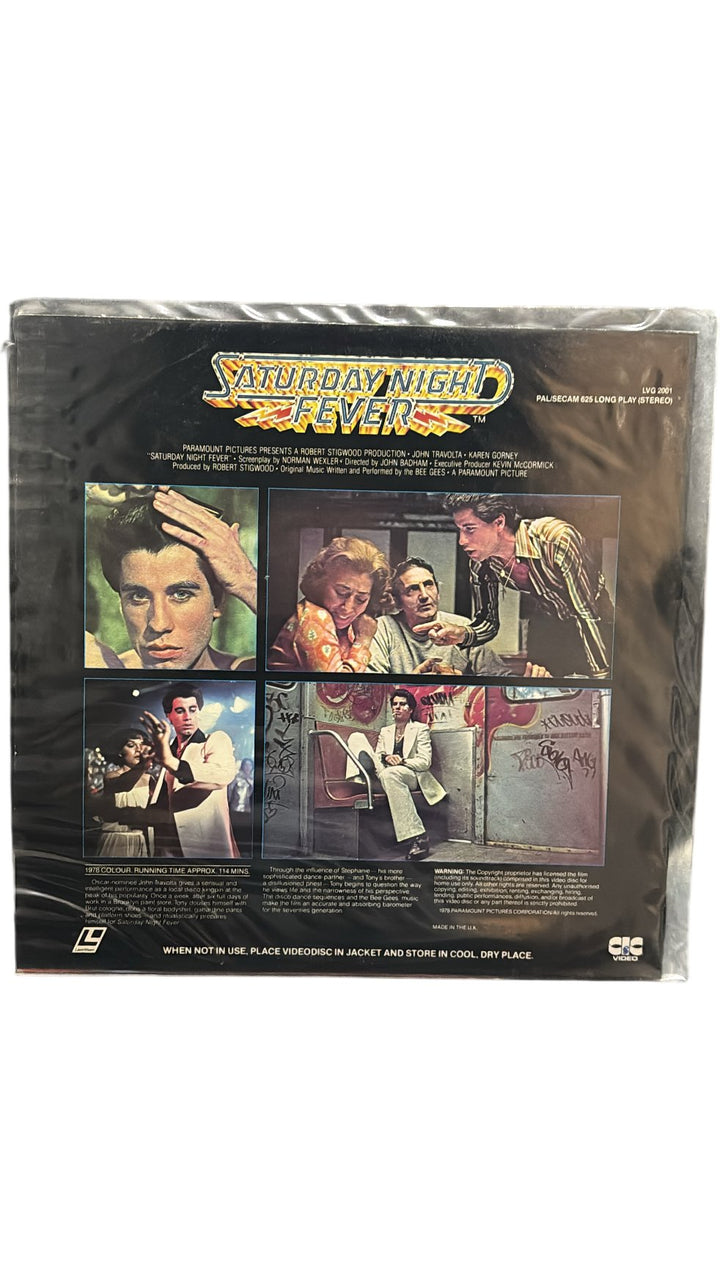 Saturday Night Fever Stereo Videodisc - Think Vintage ltd