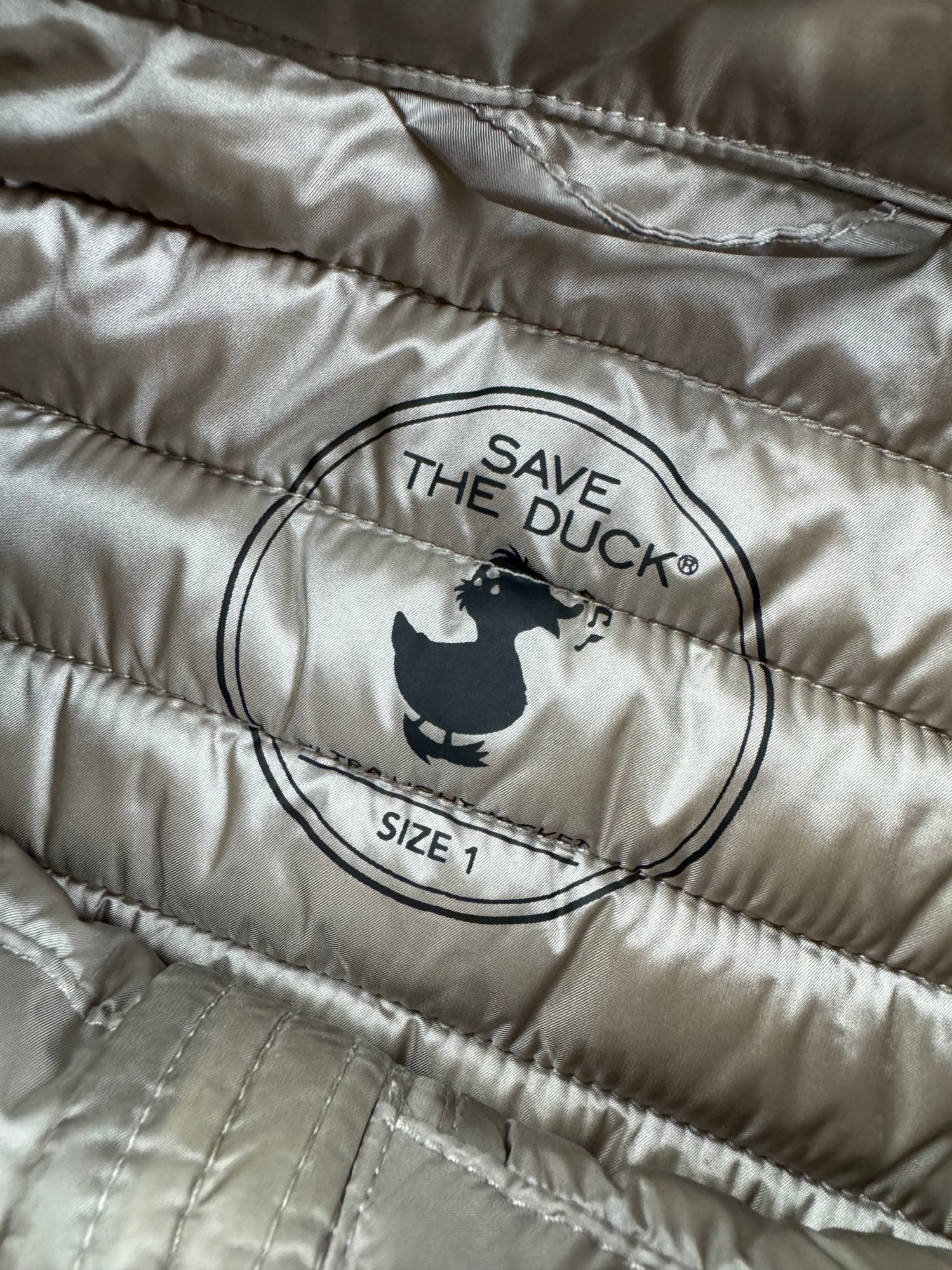 THE DUCK ULTRA LIGHT JACKET ベージュ Save The Duck Ultra Light Puffer Jacket - S