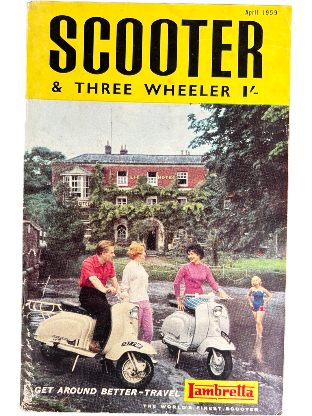 Scooter & Three Wheeler Magazine April 1959 Lambretta - Think Vintage Online Ltd