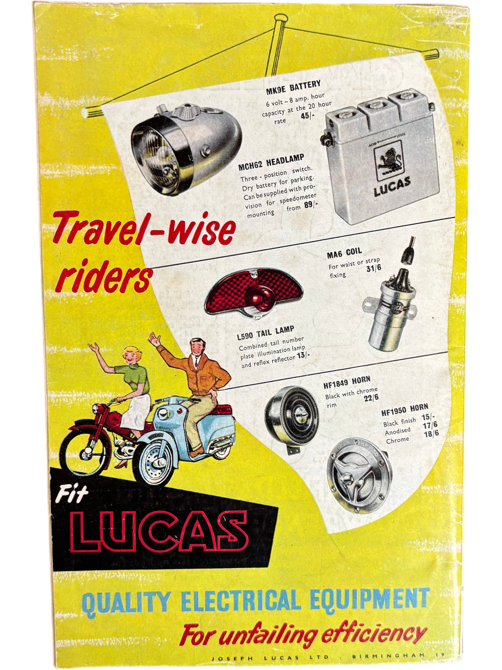 Scooter & Three Wheeler Magazine April 1959 Lambretta - Think Vintage ltd