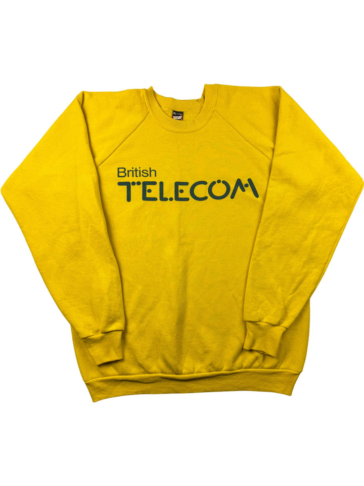 Screen Stars Yellow British Telecom Sweatshirt - L