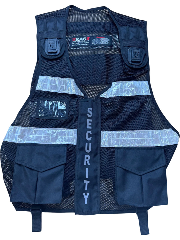 Security Reflective Mesh Vest - M