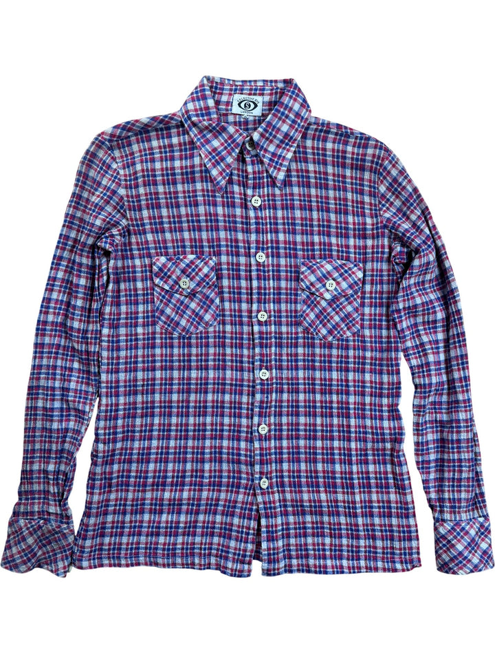 Selective Eye London Plaid Long Sleeve Shirt - M - Think Vintage ltd