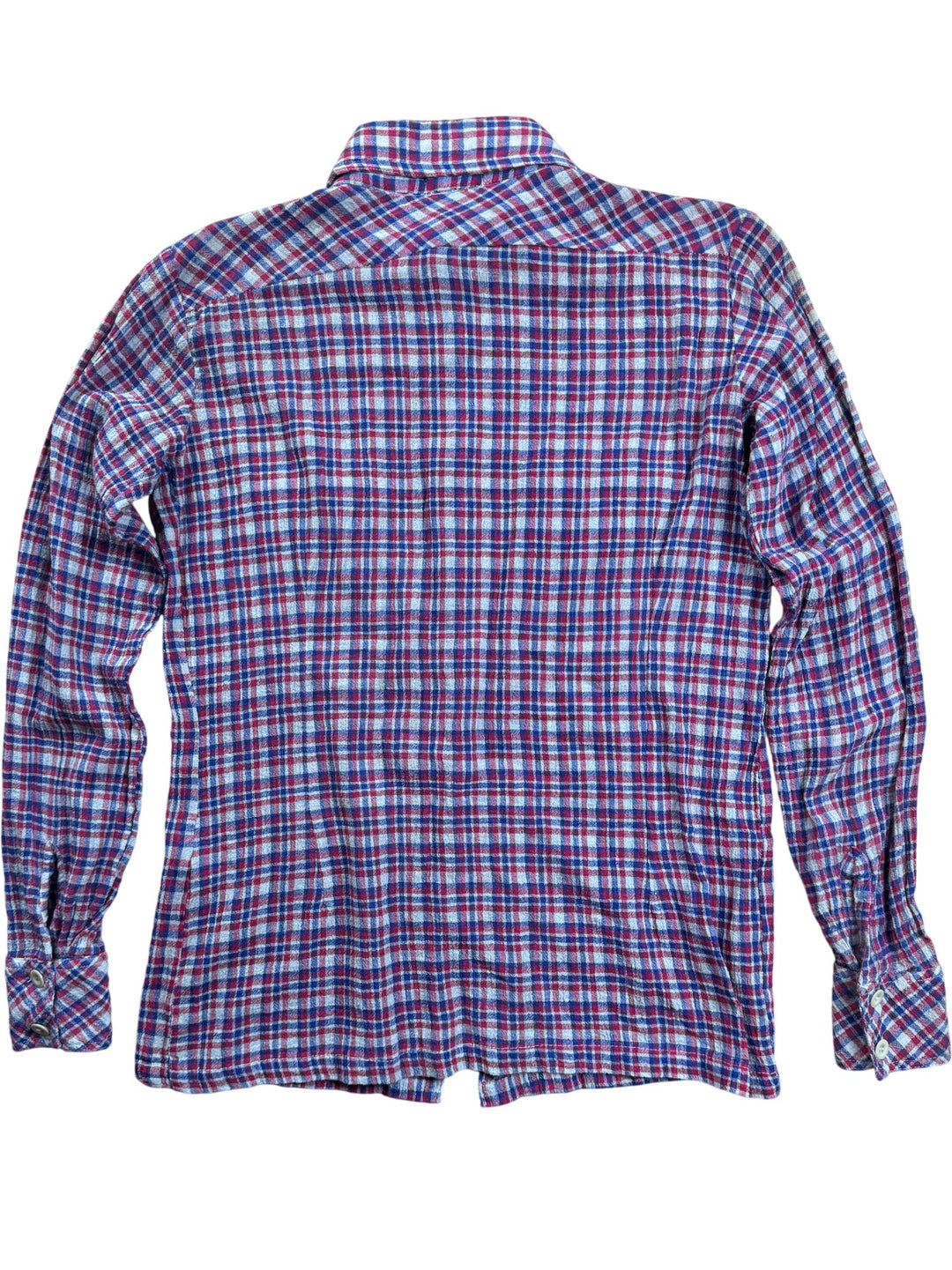 Selective Eye London Plaid Long Sleeve Shirt - M - Think Vintage ltd