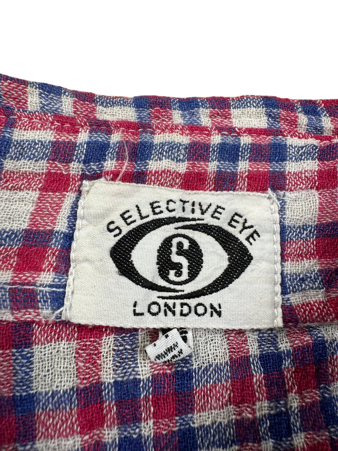 Selective Eye London Plaid Long Sleeve Shirt - M - Think Vintage ltd