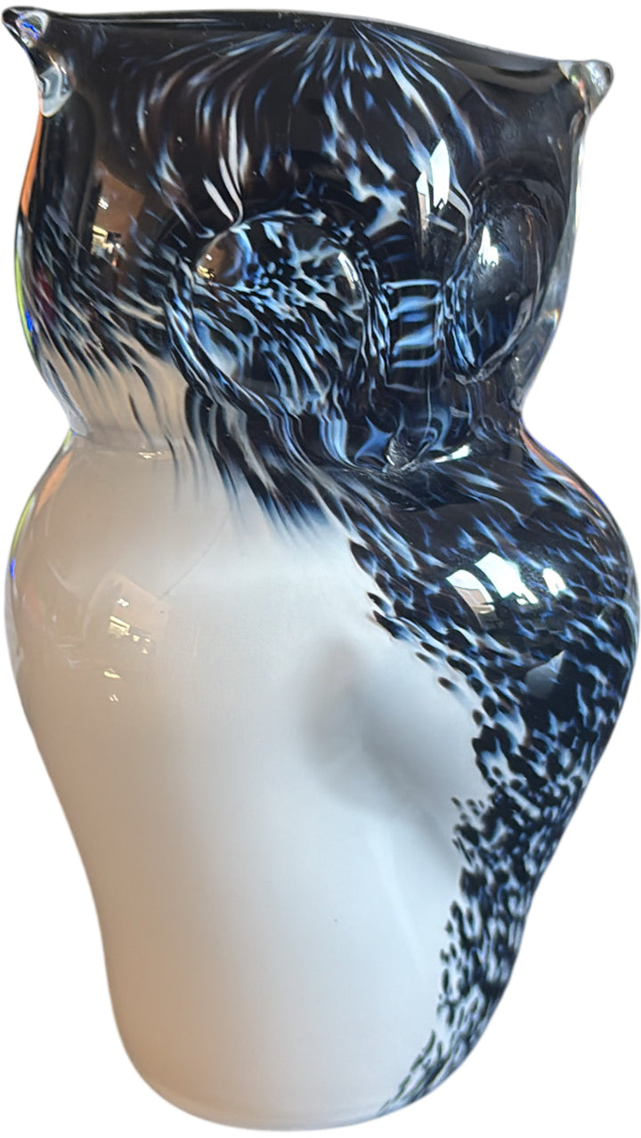 Selkirk 1990 Glass Handcrafted Owl Paper Weight