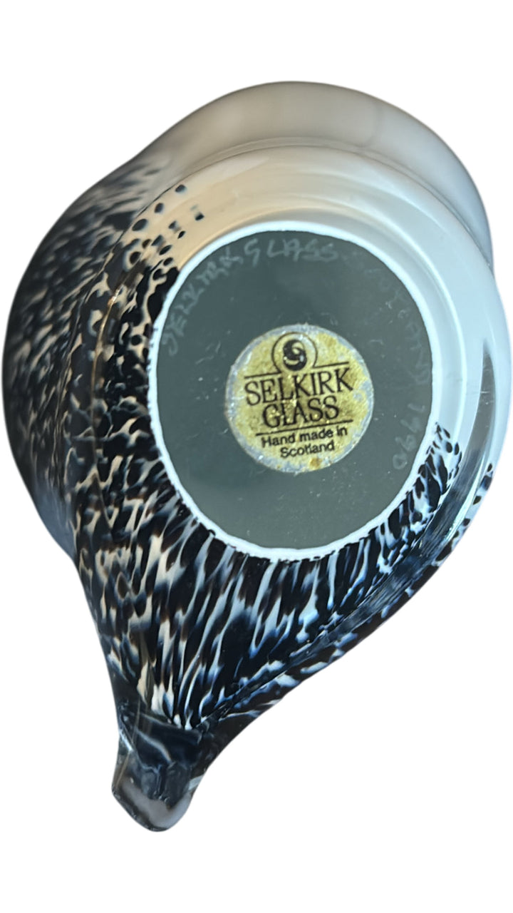 Selkirk 1990 Glass Handcrafted Owl Paper Weight