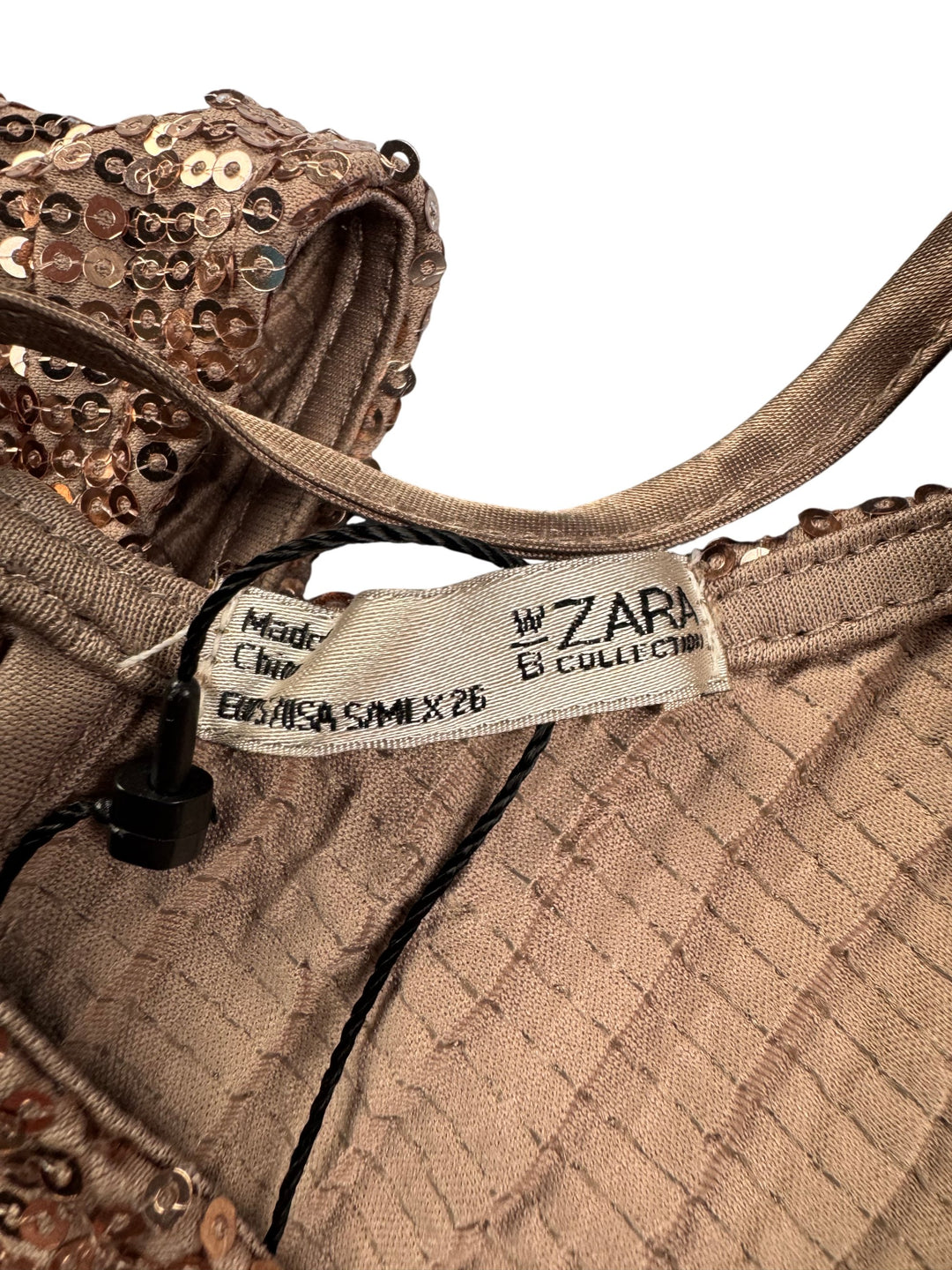 Sequin Cold Shoulder Dress