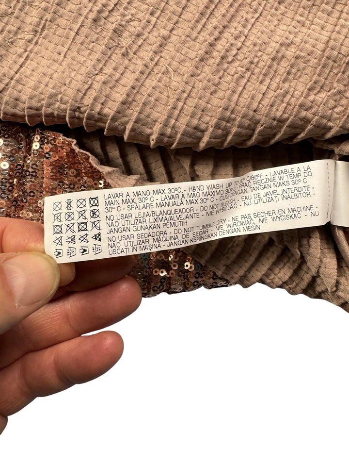 Sequin Cold Shoulder Dress - Think Vintage Online Ltd