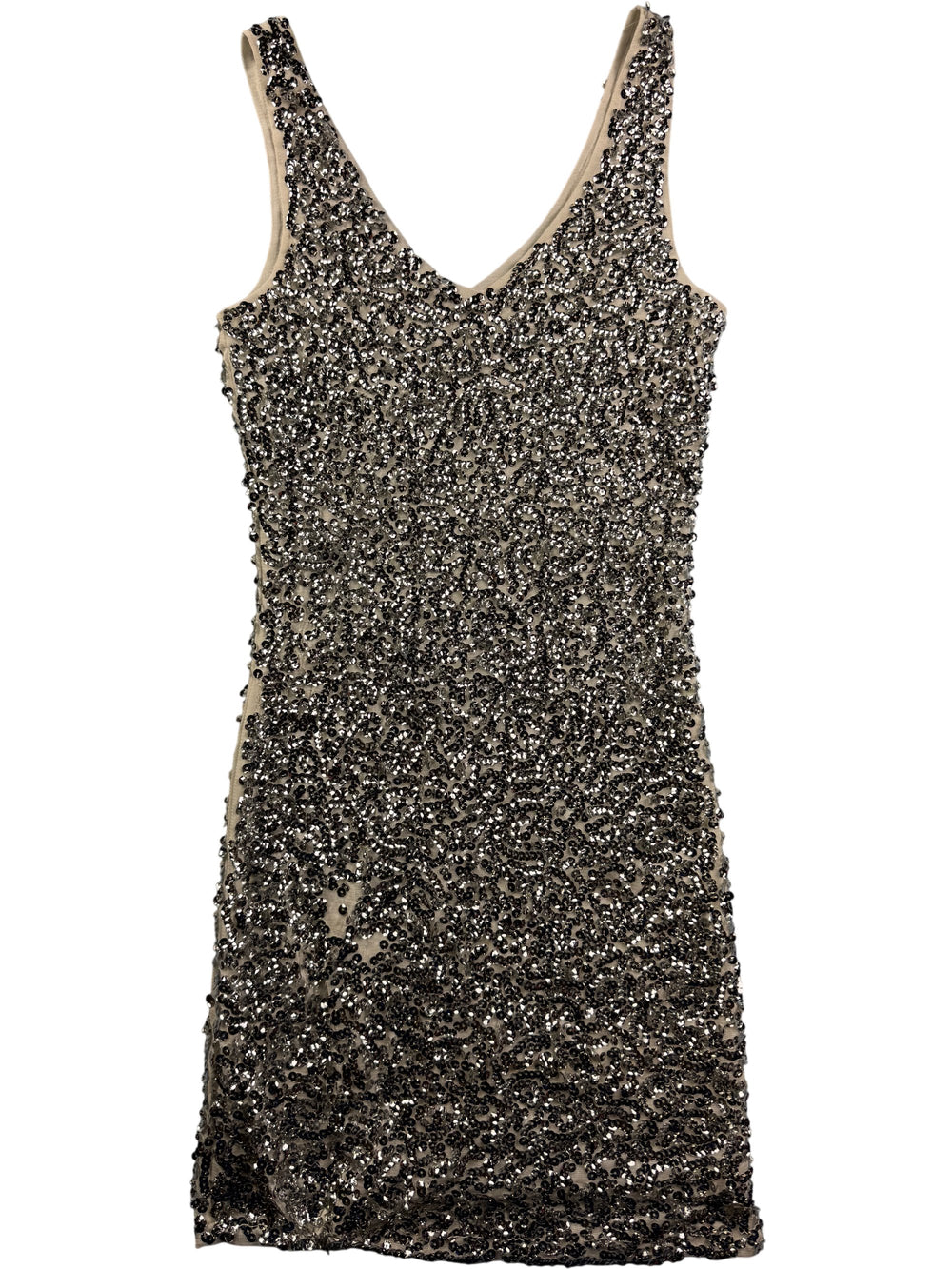 Sequin Embellished Sleeveless Dress S/M - Think Vintage ltd