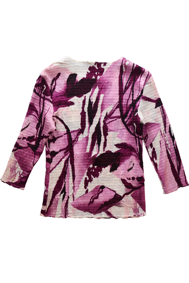 Sequin Floral Long Sleeve Top - M - Think Vintage ltd