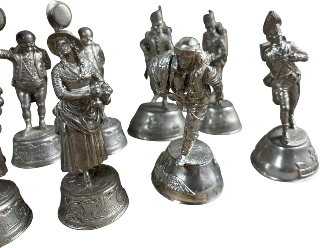 Set of Pewter Figurines - Think Vintage