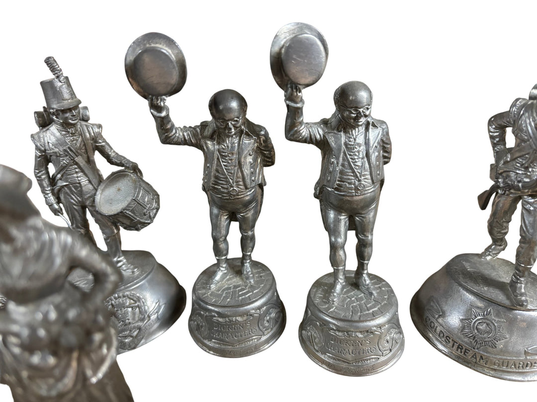 Set of Pewter Figurines - Think Vintage