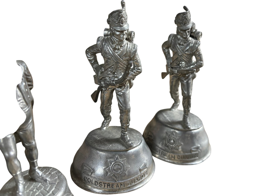Set of Pewter Figurines - Think Vintage
