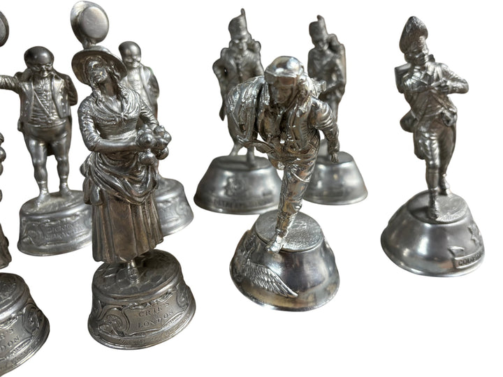 Set of Pewter Figurines - Think Vintage ltd