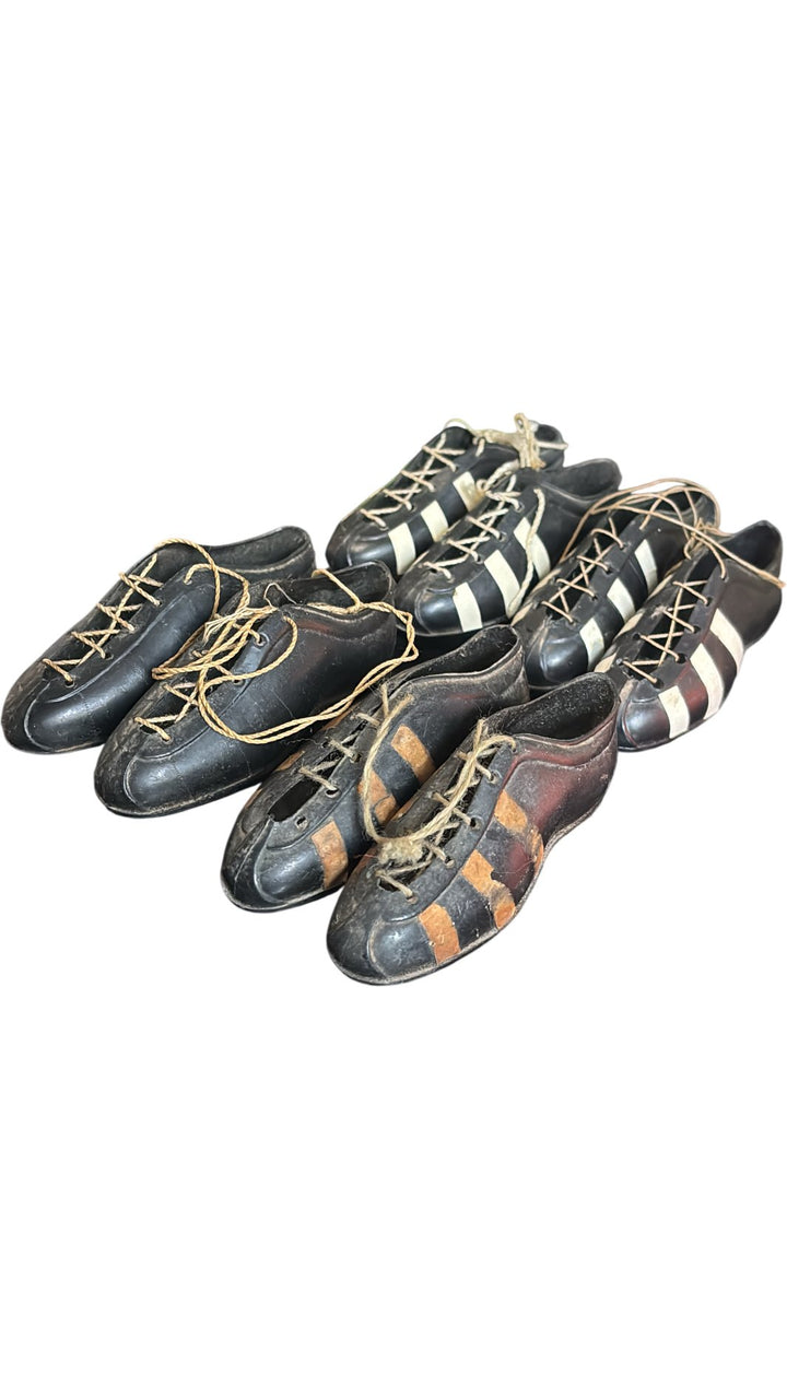 Set of Vintage Style Miniature Football Boot Collectables Memorabilia - Think Vintage ltd