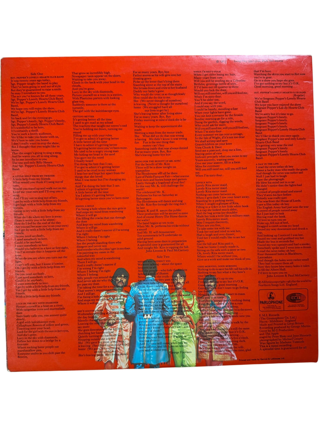 Sgt. Pepper's Lonely Hearts Club Band Vinyl - Good