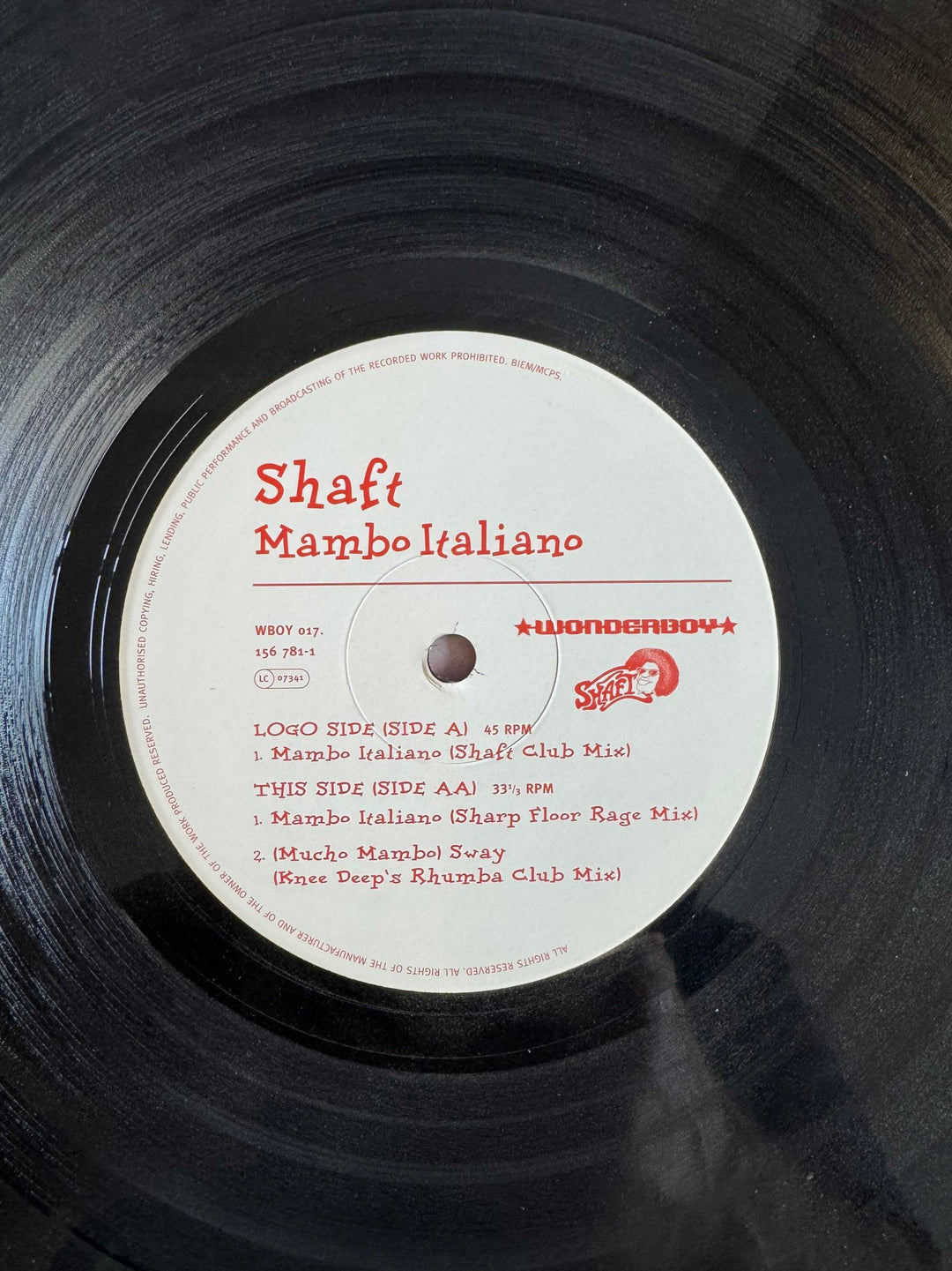 Shaft Mambo Italiano Vinyl - Good - Think Vintage ltd