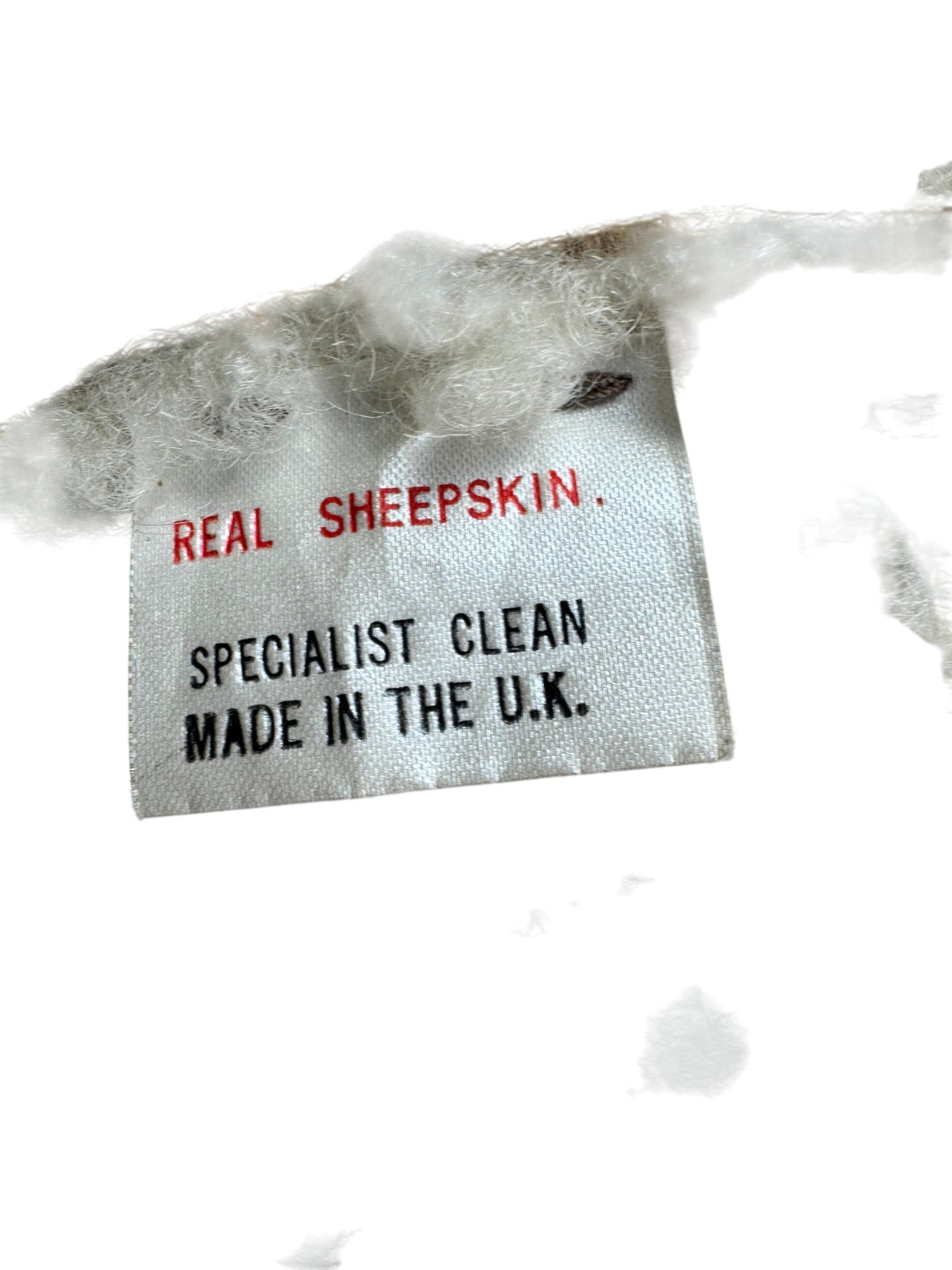 Sheepskin Aviator Jacket - M - Think Vintage