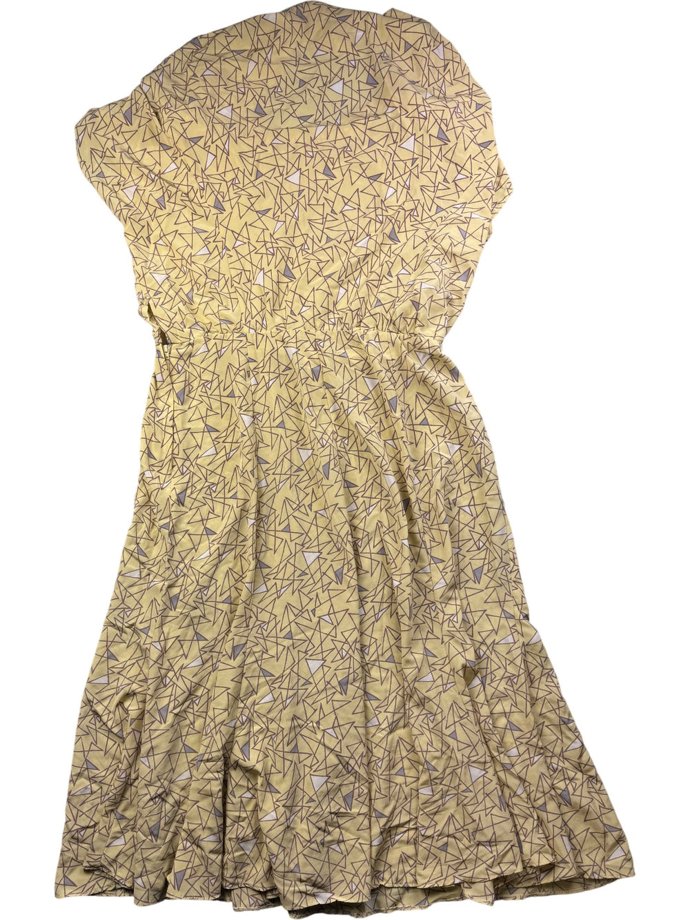 Shelana London Geometric Patterned Dress - W33 - Think Vintage ltd