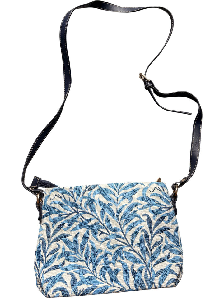 Signare Blue Leaf Pattern Cross Body Bag
