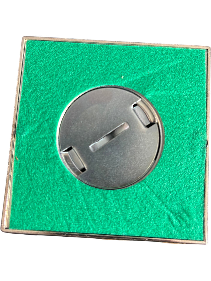 Silver Alphabet Block Moneybox Piggy Bank with Gift Box Baby Shower - Think Vintage ltd